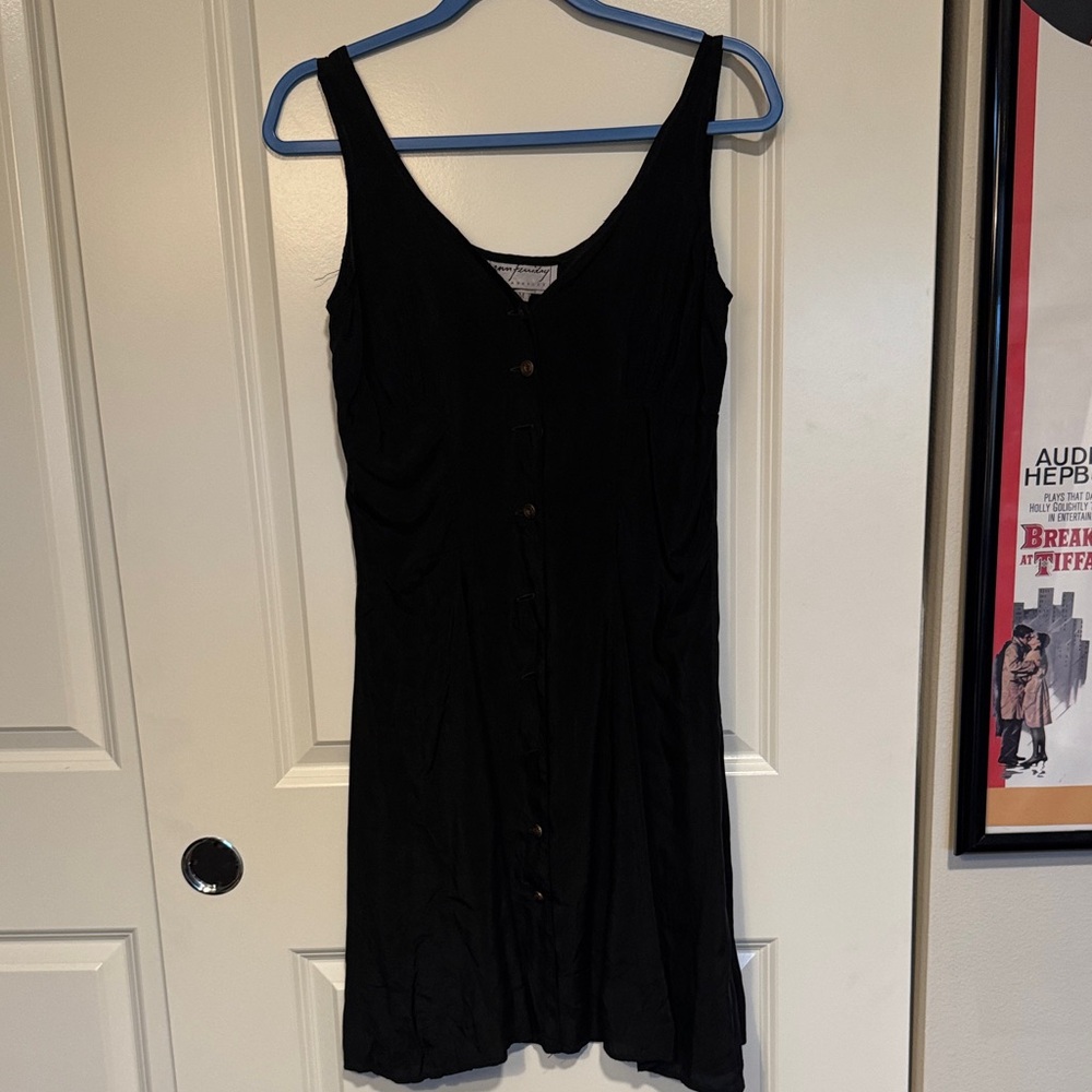 Ann Ferriday Black Sleeveless Dress